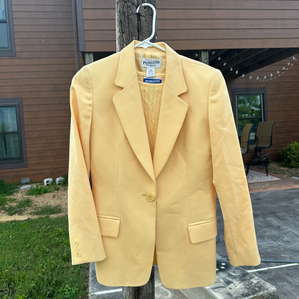 Pendleton Suit Jacket and Sweater Set